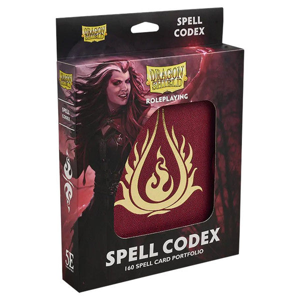 Dragon Shield Spell Codex Blood Red Compatible Dnd Included Main image