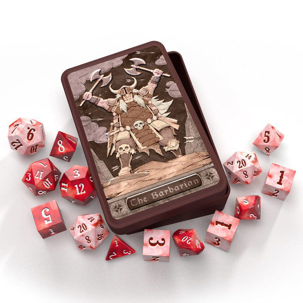 Beadle & Grimm's Sw Rpg Class Dice Set Barbarian Main image