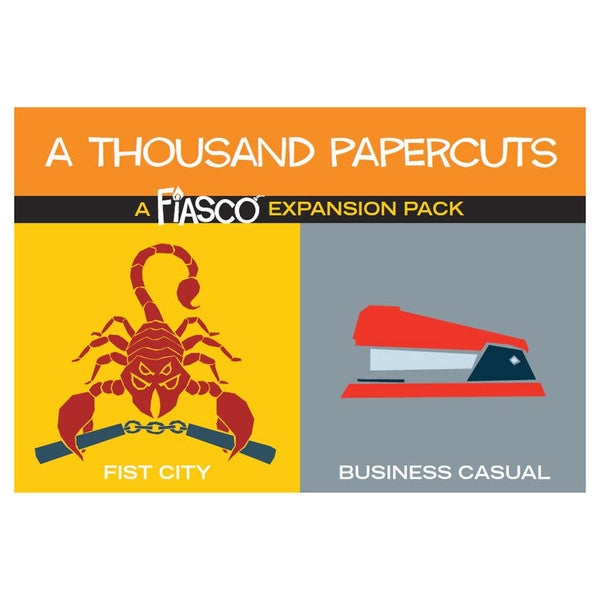 Bully Pulpit Games Fiasco Expansion Pack a Thousand Papercuts