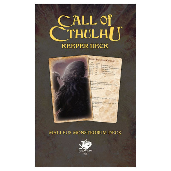 Chaosium, Inc. Chaosium Inc Call of Cthulhu Keeper Deck Malleus Monstrorum