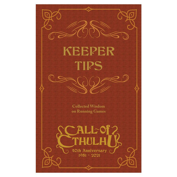 Chaosium, Inc. Chaosium Inc Wisdom Call of Cthulhu 40th Anniversary Keeper Tips