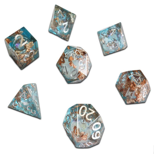 Chronicle RPG Accessories Pty Ltd Relics Molten DND Dice 7-Set Cube