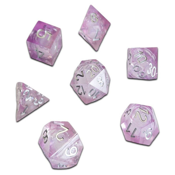 Chronicle RPG Accessories Pty Ltd Floss Molten DND Dice 7-Set Cube