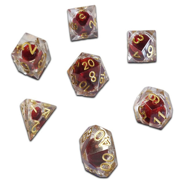 Chronicle RPG Accessories Pty Ltd Masquerade Molten DND Dice 7-Set Cube