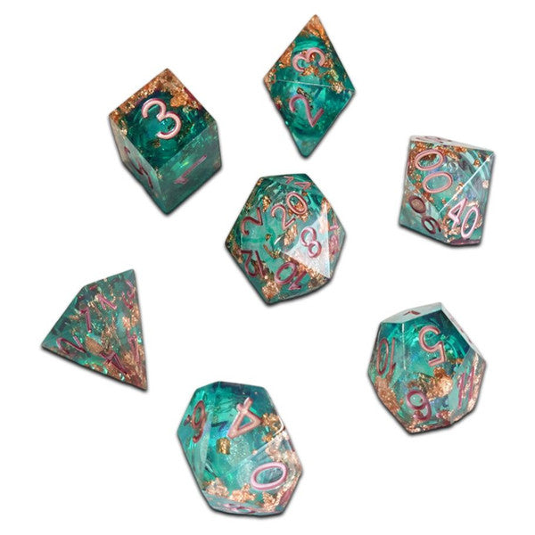 Chronicle RPG Accessories Pty Ltd Melon 7-Set Cube Molten Rose