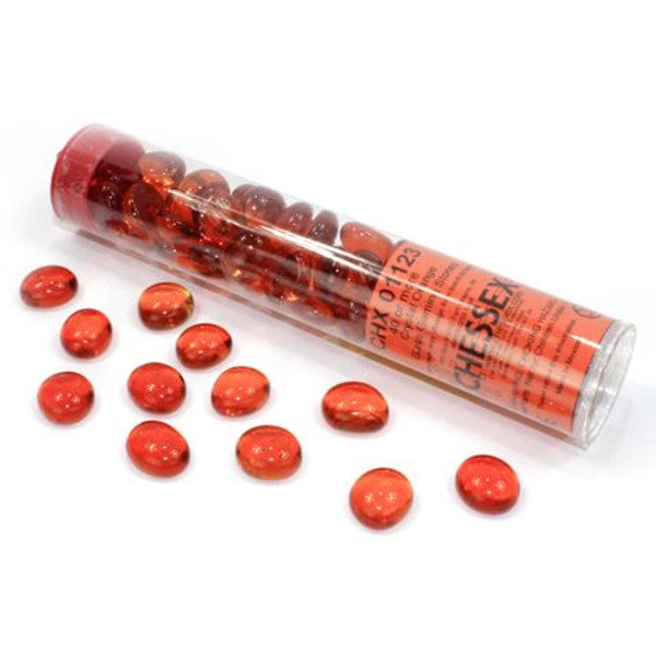 Chessex Manufacturing Crystal Glass Stones Tube Orange 40 Main image