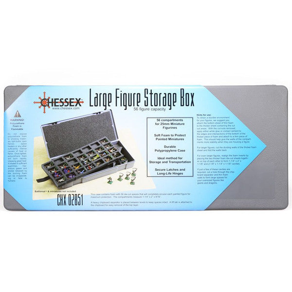 Chessex Manufacturing Figures Figure Storage Box Large 56 Count Larger 25mm Main image