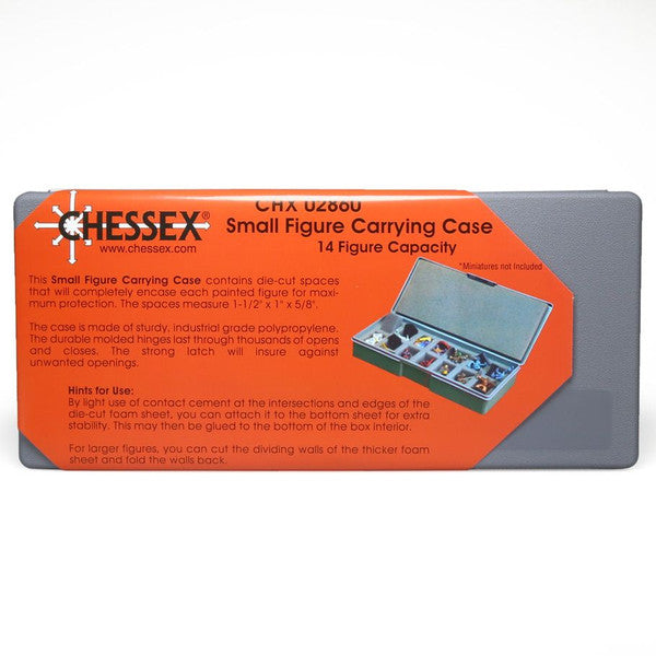 Chessex Manufacturing Figures Figure Storage Box Small 14 Count Carrying Case 25