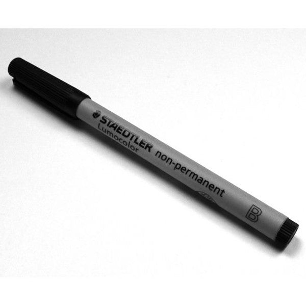 Chessex Manufacturing B Water Soluble Marker Broad Tip Black