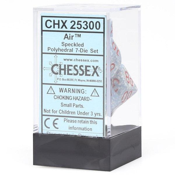 Chessex Manufacturing D20 Speckled Air Polyhedral Dice Set 7-Set
