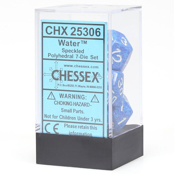Chessex Manufacturing Set Speckled Water Polyhedral Dice Set 7-Set Main image