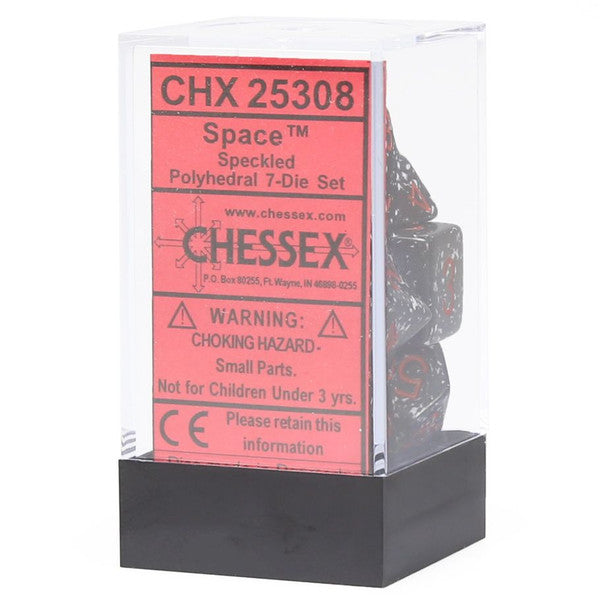 Chessex Manufacturing Pc Speckled Space Polyhedral Dice Set 7-Set