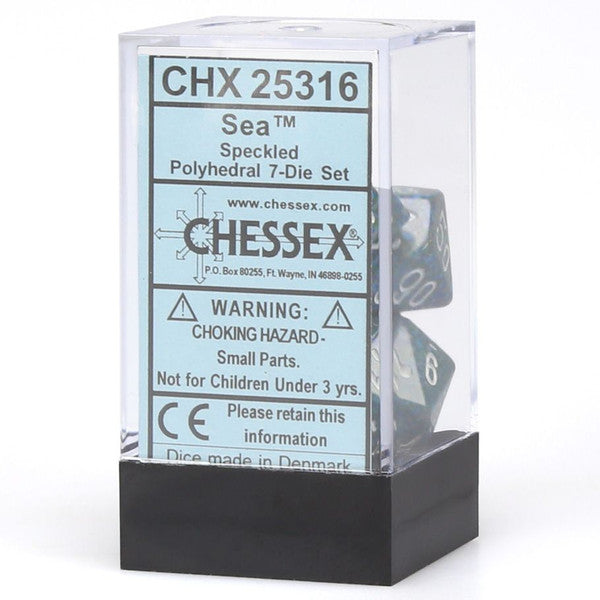 Chessex Manufacturing Set Speckled Sea Polyhedral Dice Set 7-Set