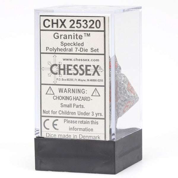 Chessex Manufacturing Speckled Granite Dice 7-Set Cube Main image