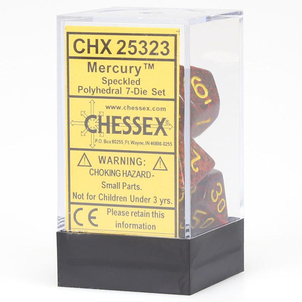 Chessex Manufacturing Speckled Mercury Multicolor Dice 7-Set Cube Main image