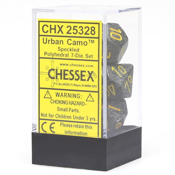 Chessex Manufacturing Speckled Urban Camo Dice 7-Set Cube Main image