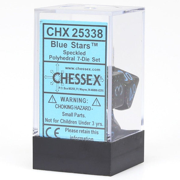 Chessex Manufacturing Speckled Bluestars Dice 7-Set Cube Main image