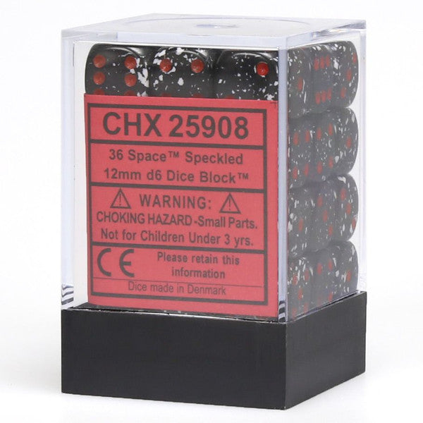 Chessex Manufacturing Speckled Space 12mm D6 Dice Set 36 Main image