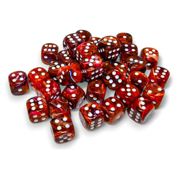Chessex Manufacturing Various 12mm Festive Symphony White Dice Set