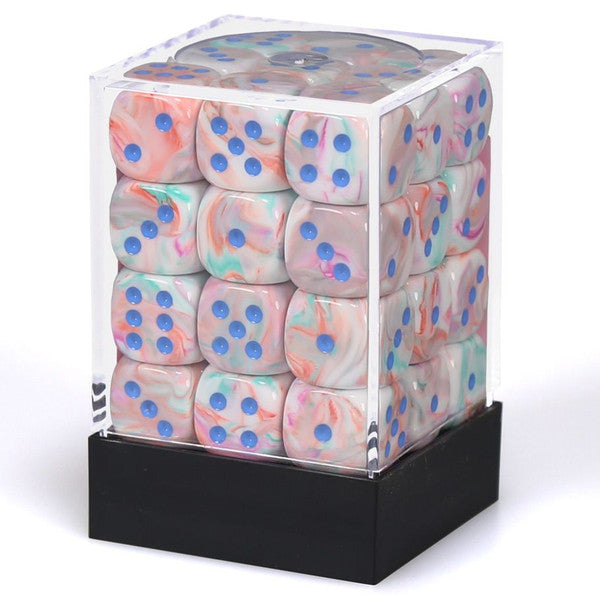 Chessex Manufacturing Various 12mm Festive Pop Art Blue Dice Set