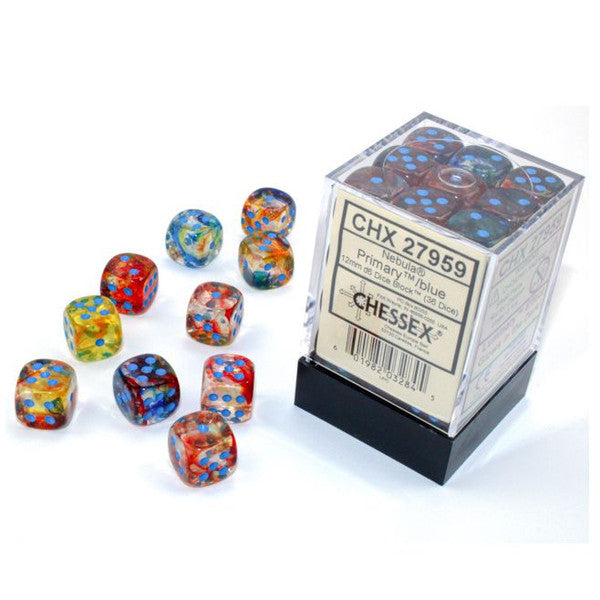 Chessex Manufacturing Luminary Dice Block Orange 12mm D6 Cube 36