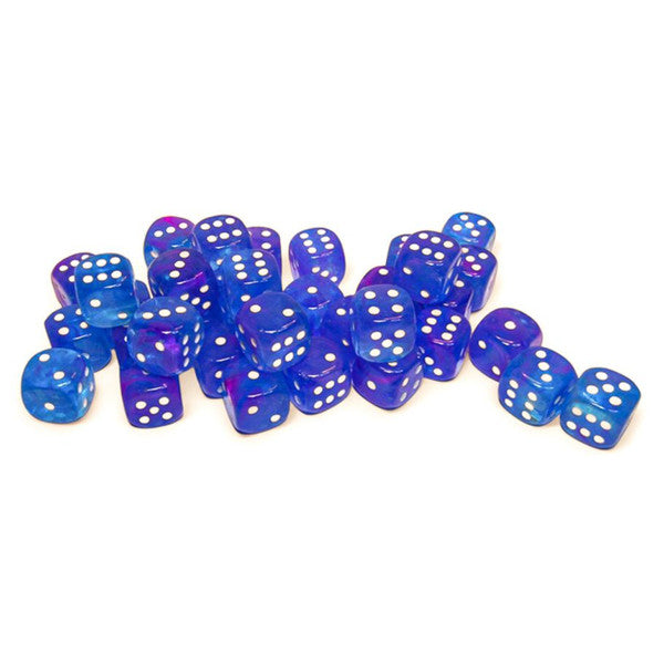 Chessex Manufacturing Nebula Luminary Dice 12mm D6 Cube 36 White Pips Main image