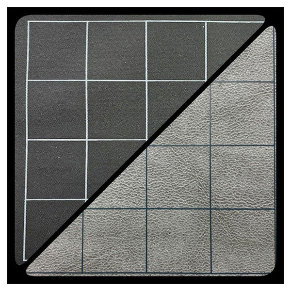 Chessex Manufacturing Battlemat Reversible Black Grey Squares 1 Inch