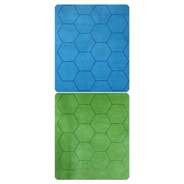 Chessex Manufacturing Megamat Reversible Blue Green Hex Playing Surface Main image