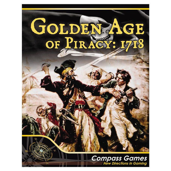 Compass Games, LLC Compass Games Golden Age Of Piracy 1718 Board Game