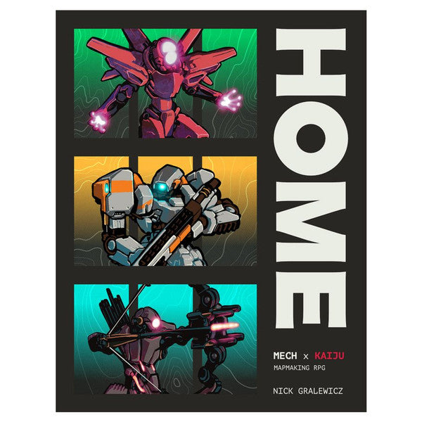 Deep Dark Games Home Mech X Kaiju Mapmaking RPG