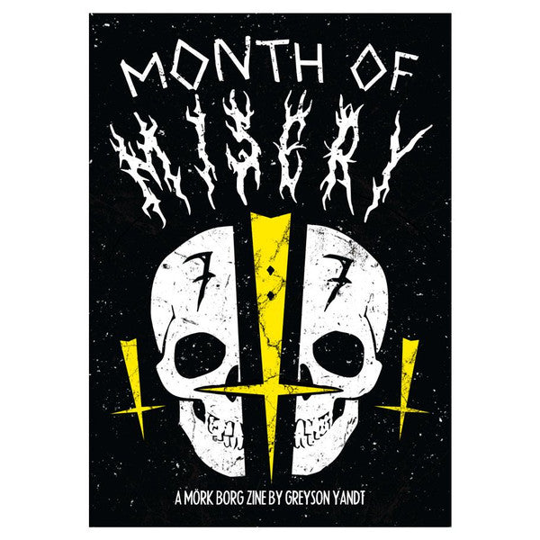Exalted Funeral Press Spice Month Of Misery Death Humor Mork Borg