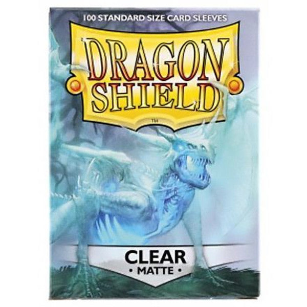 Dragon Shield Deck Protector Matte Clear Standard Size Card Sleeves 100 Count