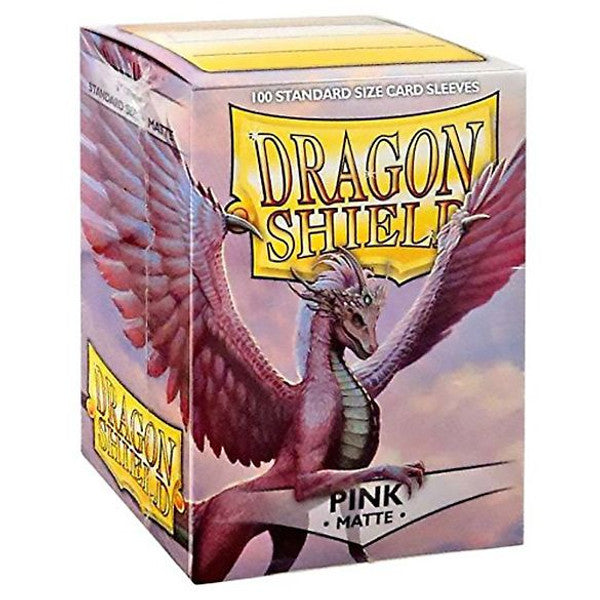 Dragon Shield Medium Deck Protector Matte Pink 100 Arcane Tinman Sleeves