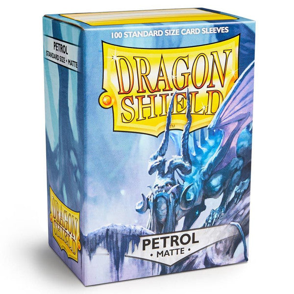Dragon Shield Deck Protector Matte Petrol 100 Card Sleeves Thickness