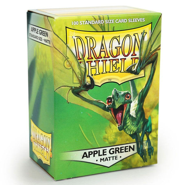 Dragon Shield Piece Deck Protector Matte Apple Green 100 Standard Size Card Slee
