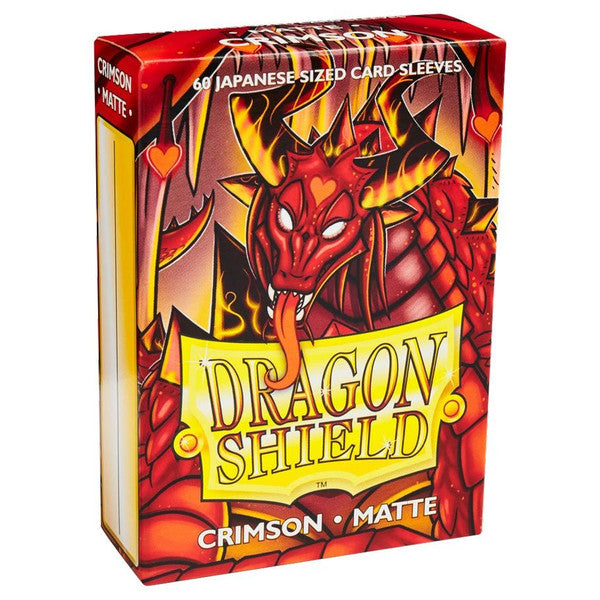 Dragon Shield Vanguard Japanese Matte Crimson 60 Size Card Sleeves Main image
