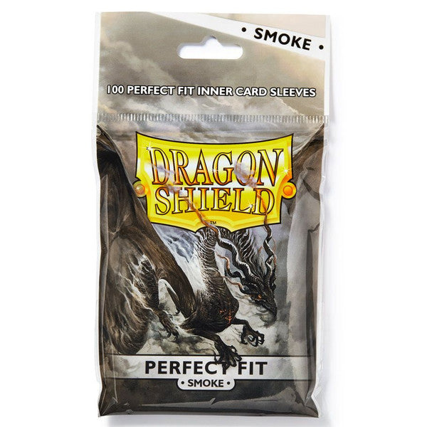 Dragon Shield Perfect Fit Smoke Deck Protector Inner Sleeves 100 Pack