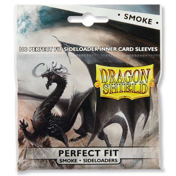 Dragon Shield Perfect Fit Smoke Sideloader Deck Protector Inner Sleeves 100