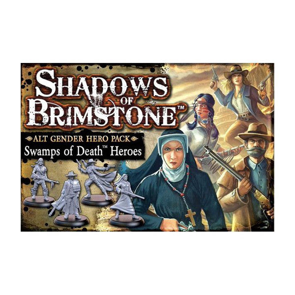 Flying Frog Productions Shadows of Brimstone Alt Gender Hero Pack Swamps of Deat Main image