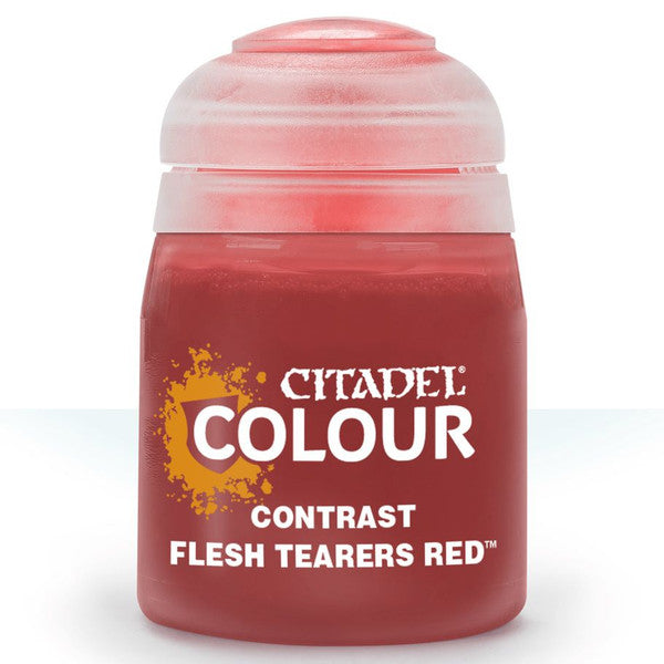 Games Workshop Citadel Pot de Peinture - Contrast Flesh Tearers Red (18ml)
