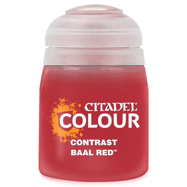Citadel Contrast Paint - Baal Red - 18ml Pot