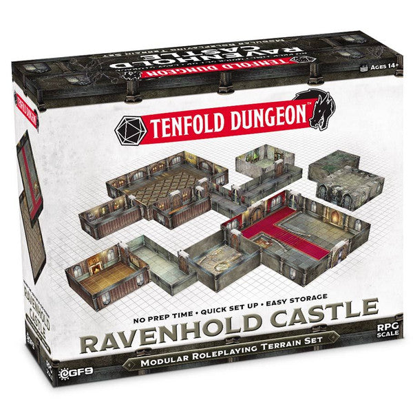 Gale Force 9 Castle 3D Terrain Tenfold Dungeon Ravenhold Castle