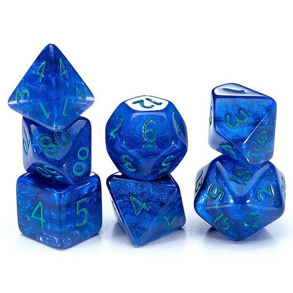 Gate Keeper Games Astral Dragon Electric Bumble Bee Sui Generis Dice 7-Set Cube