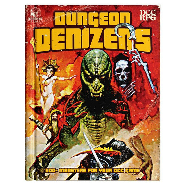 Goodman Games Dungeon Crawl Classics Dungeon Denizens Monster Book