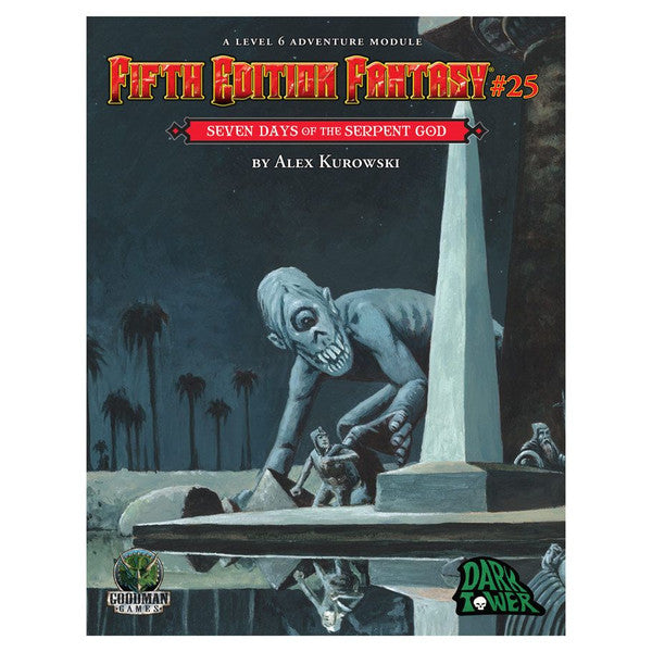 Goodman Games D&d 5e Fifth Edition Fantasy Adventure Seven Days of the Serpent G