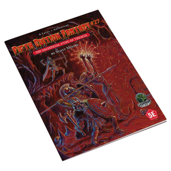 Goodman Games D&d 5e Fantasy The Sacrificial Pyre of Thracia