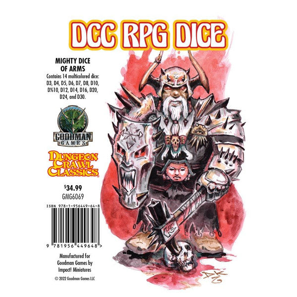 Goodman Games Arms Dcc Dice Mighty Dice of Arms