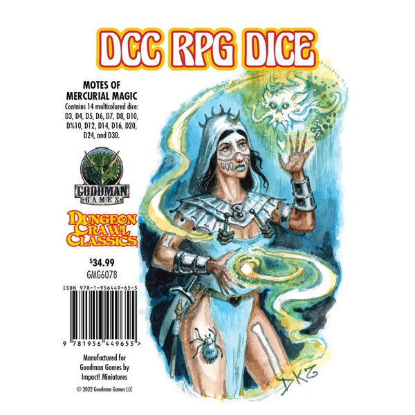 Goodman Games Magi Dcc Dice Motes of Mercurial Magic Main image