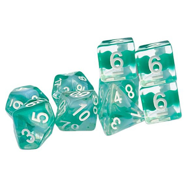 Goodman Games Swirl 9-Set Dungeon Crawl Classics Traditional Thracian Azure Main image