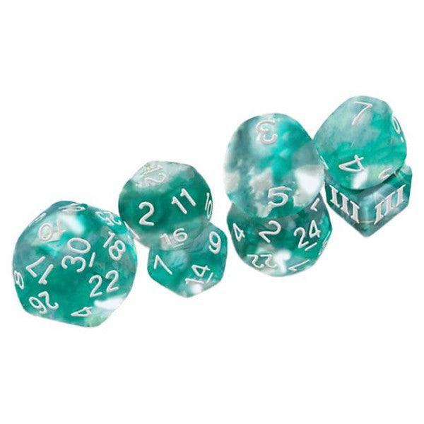 Goodman Games Swirl Translucent Resin Dice Set Dungeon Crawl Classics